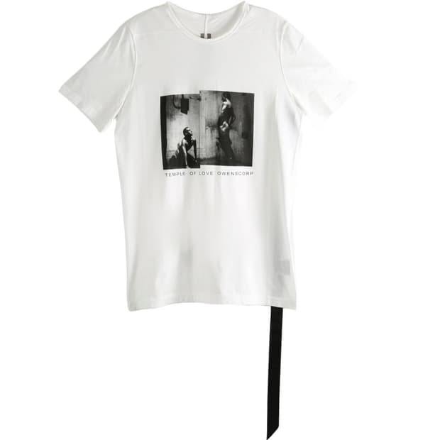 [S,M,L,XL]릭오웬스 다크쉐도우 레벨 티셔츠/화이트