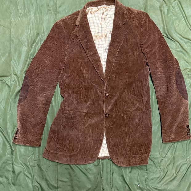 루마니아 엘보우 패치드 코듀로이 자켓 40R