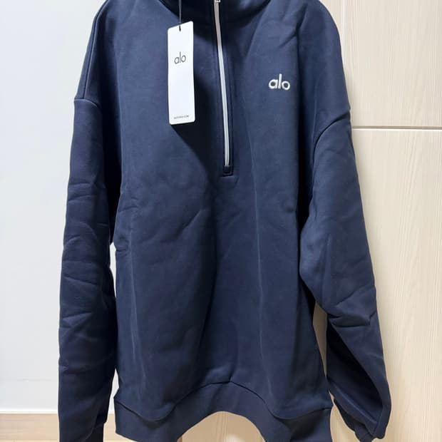 알로 반집업 기모맨투맨 새상품