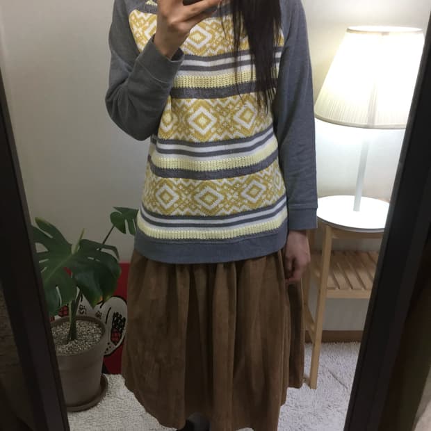 [Liskhro] retro esnic pattern ragulan mt