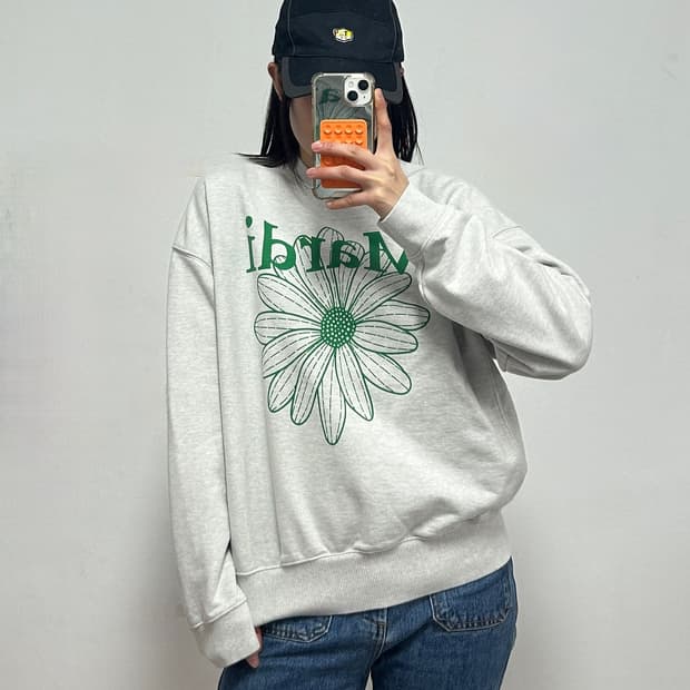 마르디 메크르디 빅로고 스웻셔츠 맨투맨