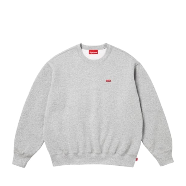 [새상품]슈프림 스몰박스 크루넥 헤더 그레이 XL