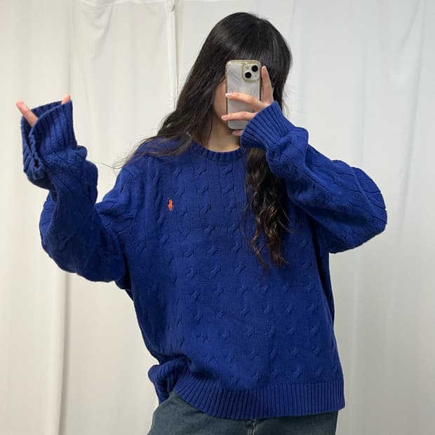 Polo Ralph Lauren blue knit