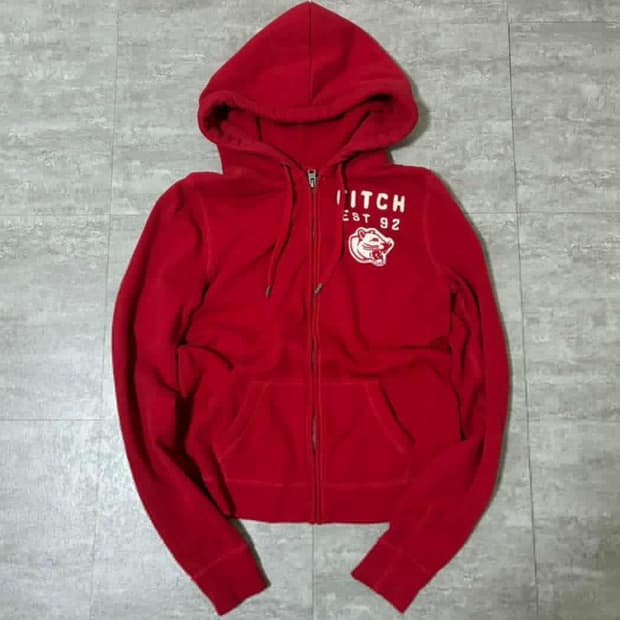 아베크롬비y2k 레드 셋업세트