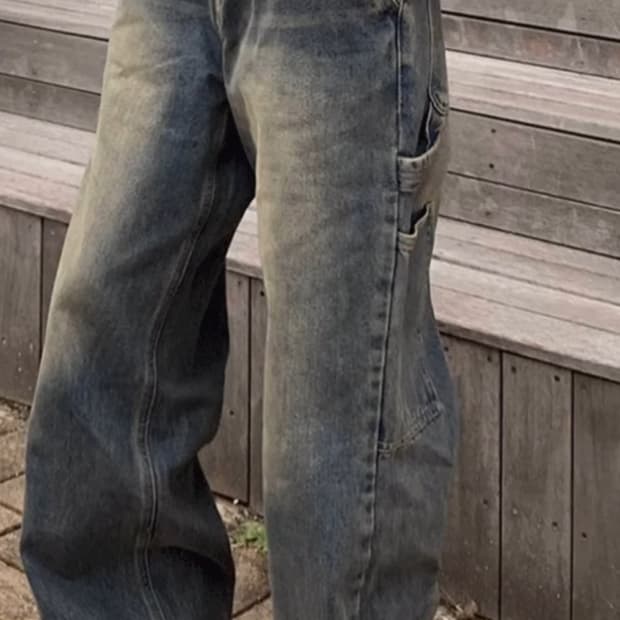 카펜터 워싱 데님 팬츠 M 판매