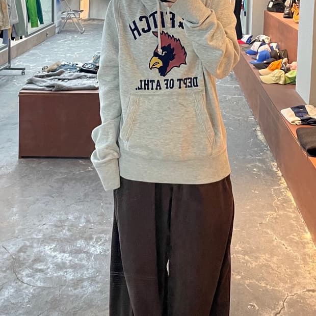 아베크롬비 빈티지 로고 후드티 H928