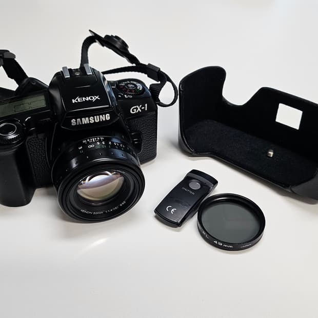 작례O 한정판 크로이쯔나크 제논 케녹스 gx-1 필름카메라 빈티지 필카
