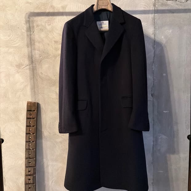 아쿠아스큐텀 울 캐시미어 체스터필드 코트 105