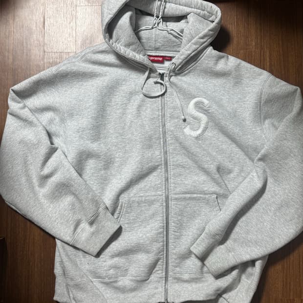 슈프림 S로고 후드집업 xl
