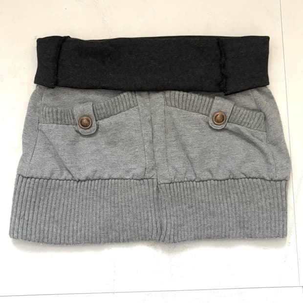 • hurtremake Gray High Band Cargo Pocket