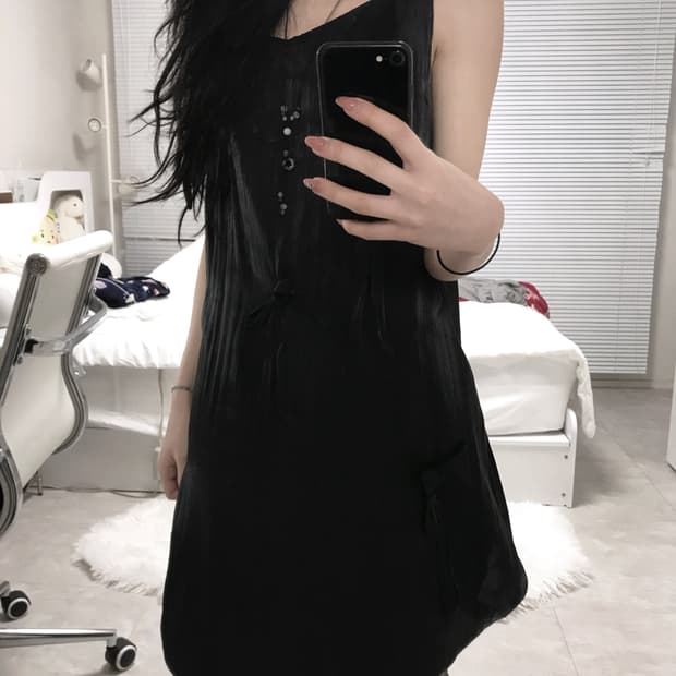 일본 빈티지 벌룬 원피스