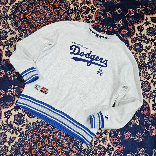 뉴에라 21FW 로스앤젤레스 다져스 헤리티지 기모 스웻 셔츠