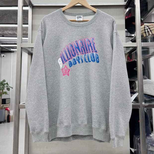  빌리네어보이즈클럽 BBC 그래픽 로고 스웻 셔츠 맨투맨