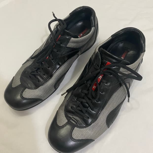 프라다 몬테카를로 스니커즈 uk9 prada monte carlo