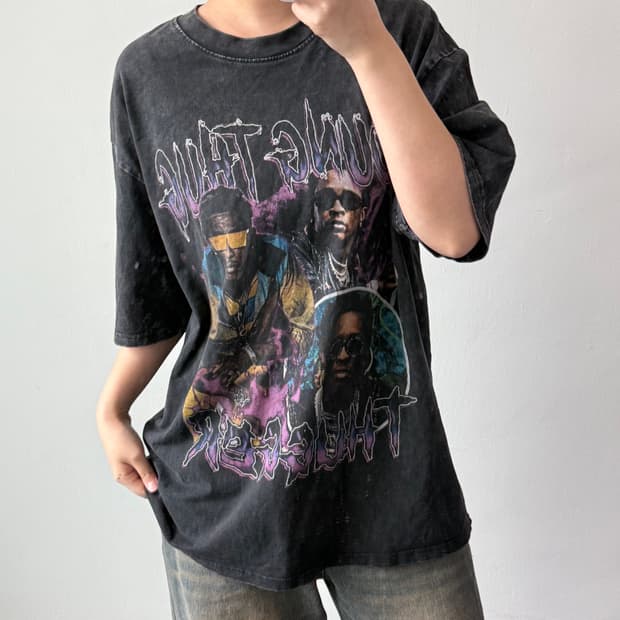 [XL] 빈티지 프린팅 반팔