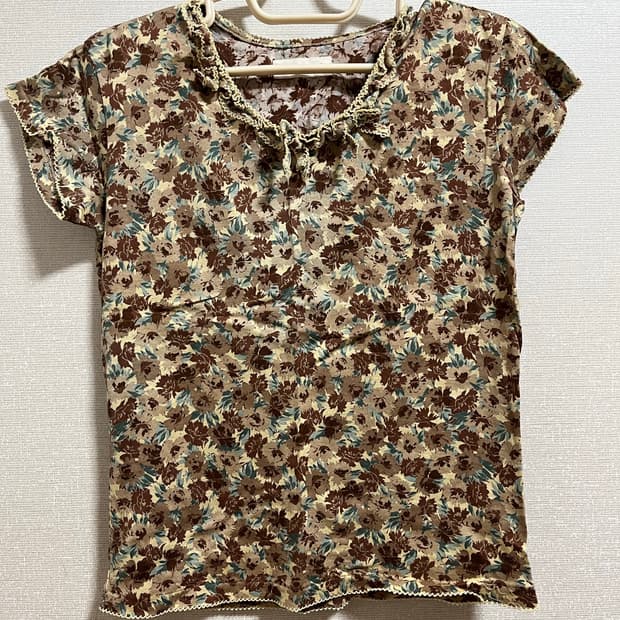 KANEKO ISAO 꽃무늬 반팔티