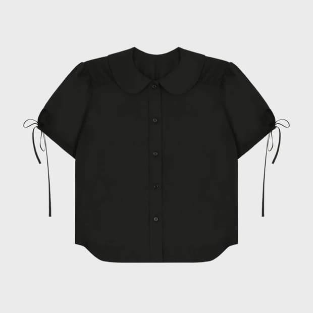 Cosmoss Puff Peter Pan Collar Shirt