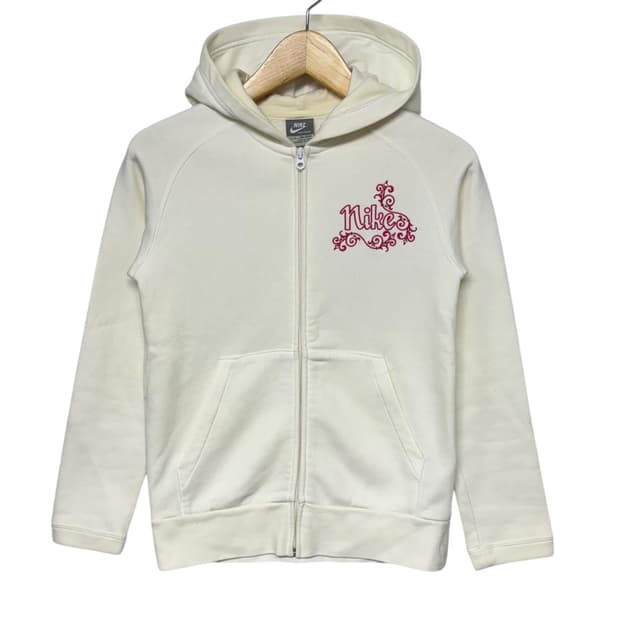 나이키 로고 매화 후드집업