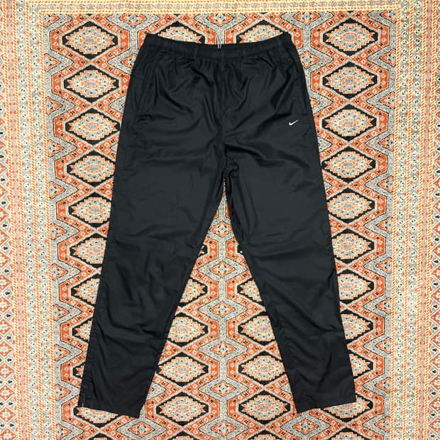 나이키 블랙 폴리 팬츠 여성L