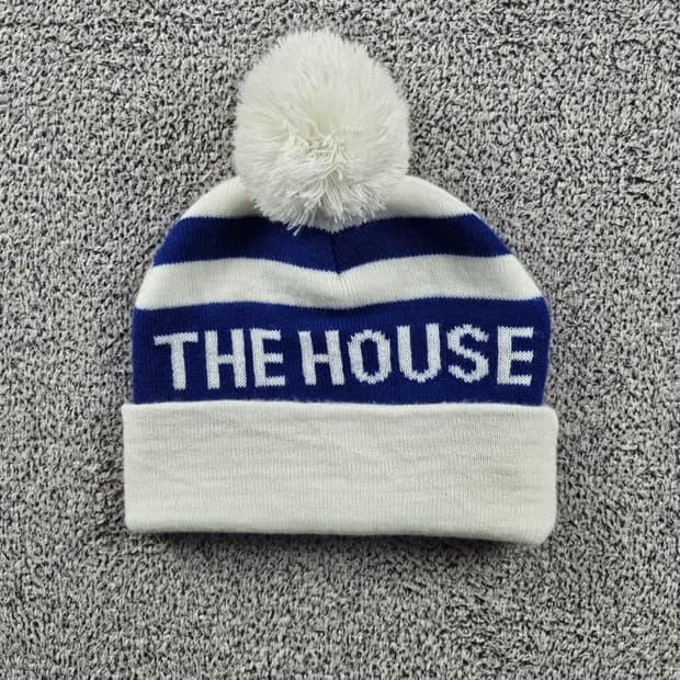 더 하우스 스트라이프 폼폼 니트 비니 ( OS ) / 10840
