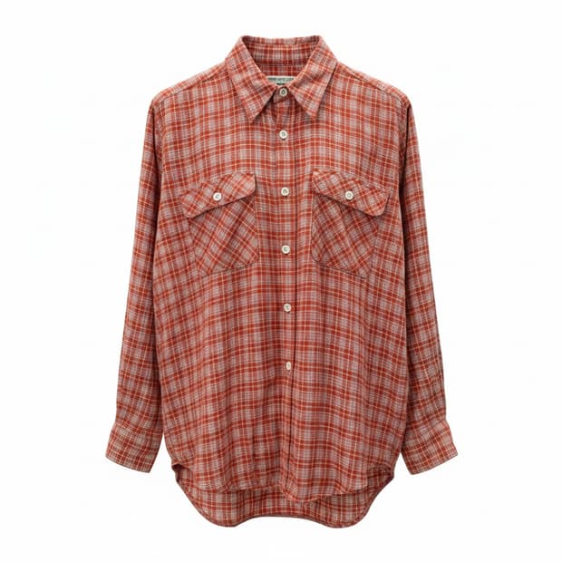빅존 BIGJOHN 체크 패턴 워크 셔츠 1921