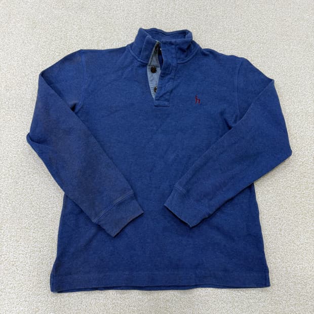 [100] 헤지스 네이비 하프집업 맨투맨 1229T2