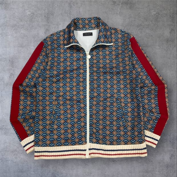 자라 믹스 컬러 패턴 트랙탑 져지