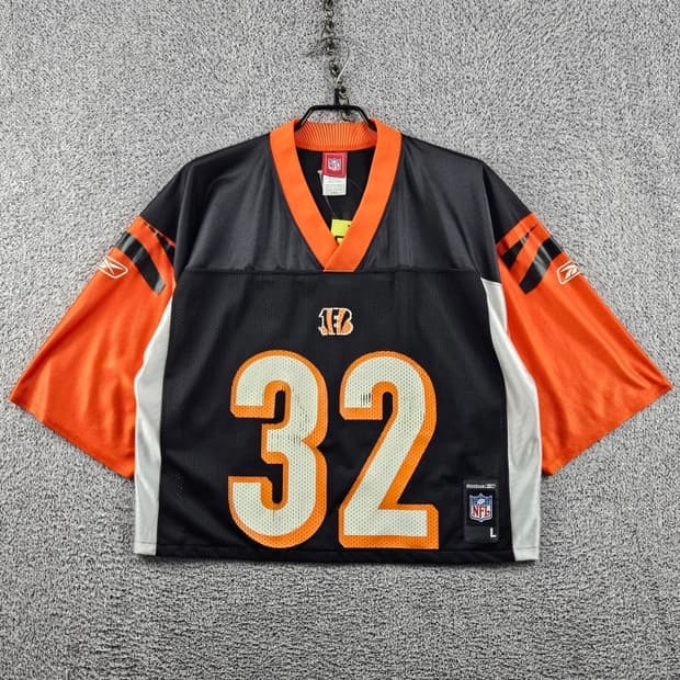 리복 NFL 풋볼 져지 크롭 커스텀 ( L ) / 12748