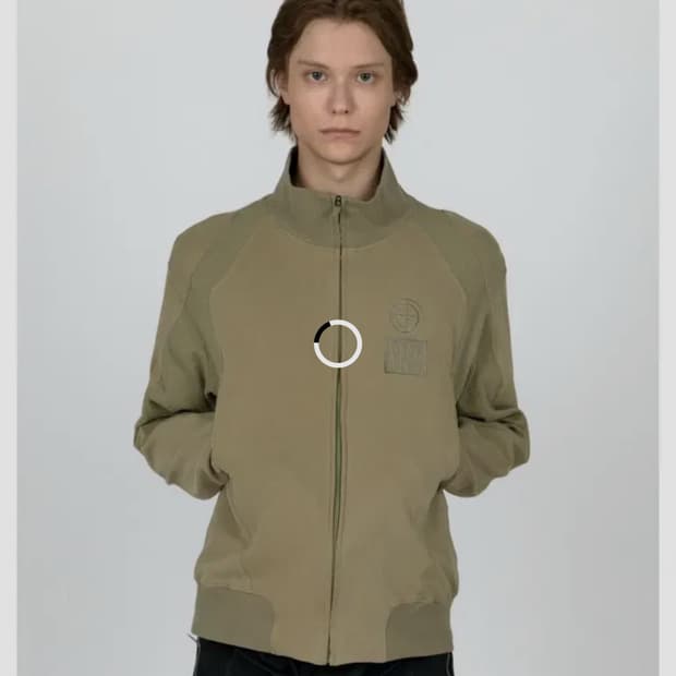 플라스틱프로덕트 MPa CONTRAST ZIPPED JACKET 카키