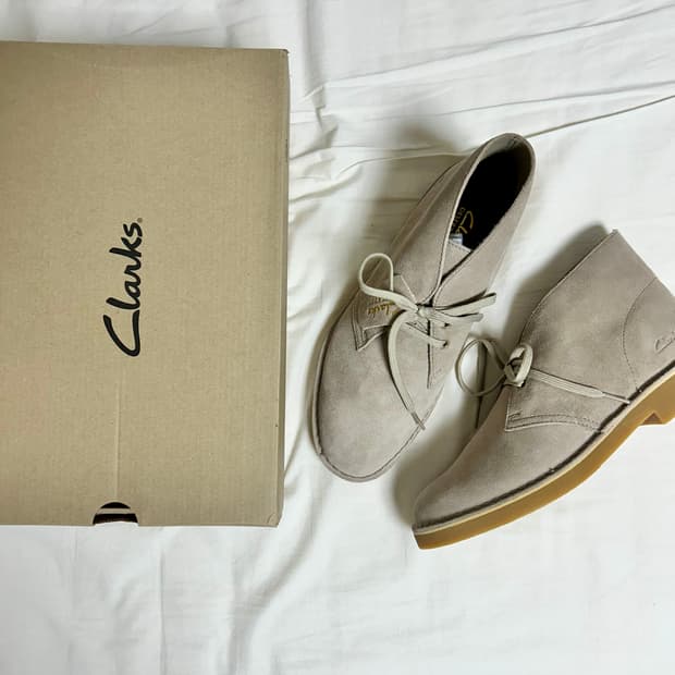 새상품 클락스 데저트 부츠 evo 스웨이드 us 7.5