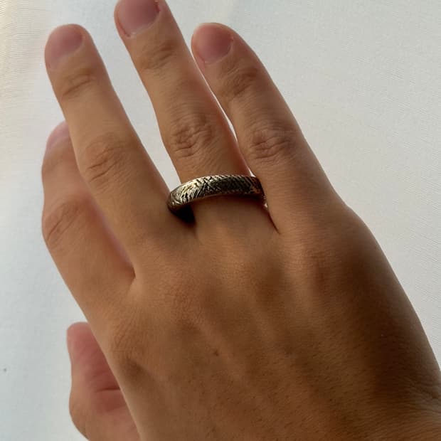 Jacqueline Rose Silver Stack Ring 