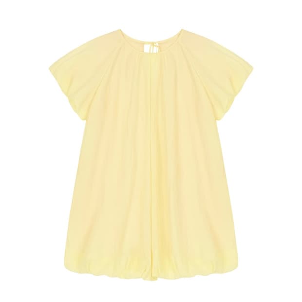 Cosmoss volume mini dress (lemon) 
