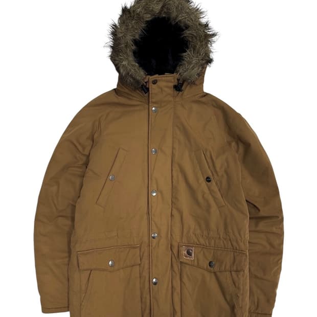 칼하트 트래퍼 파카 베이지 (M~L)