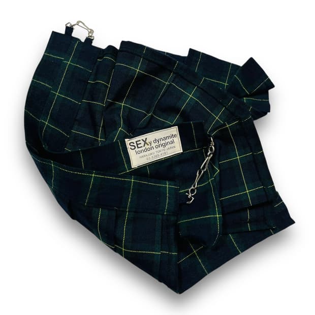 펑크 섹시 다이너 마이트 런던 레이어드 체인 스커트