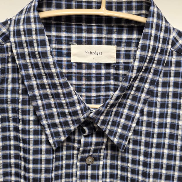 파브레가 모나코 체크 셔츠 팝니다