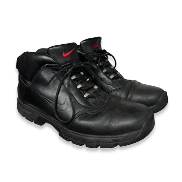 00s Nike Air Source 레더 하이킹 부츠 US11