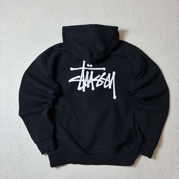 스투시 Stussy 빅로고 헤비코튼 후드티 PN7398