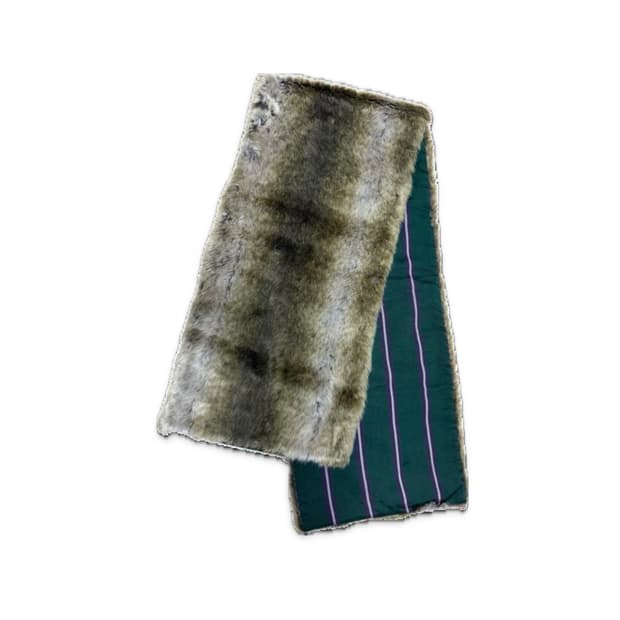 Comme des Garcons fake fur muffler