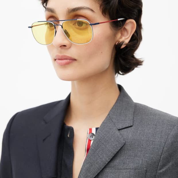 THOME BROWNE TB103B Aviator Sunglasses