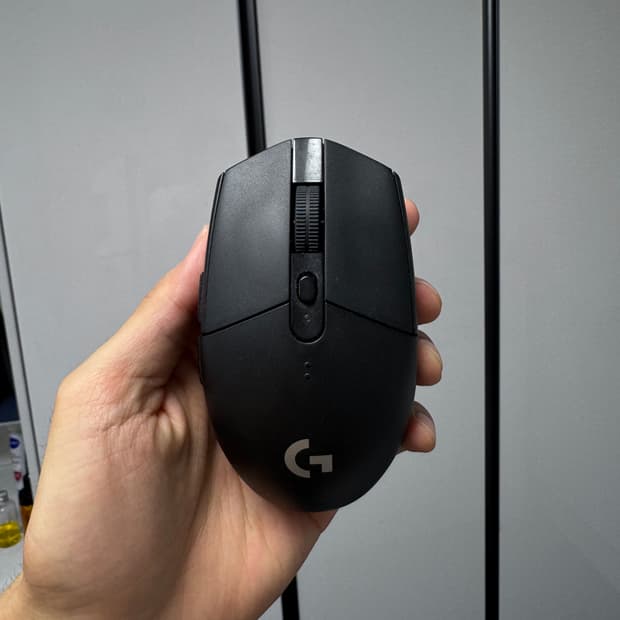 로지텍 G304 무선 마우스 블랙