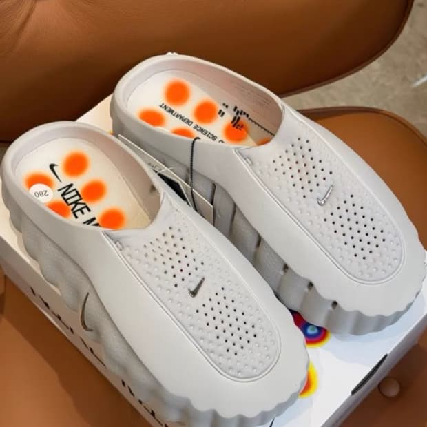 정품 나이키 x 프라그먼트 마인드 001 회색 280mm