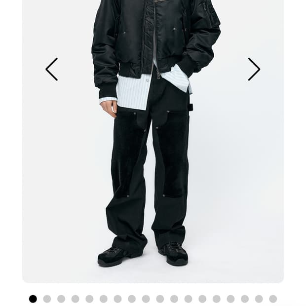 앤더슨벨 퍼 ma-1 봄버 자켓