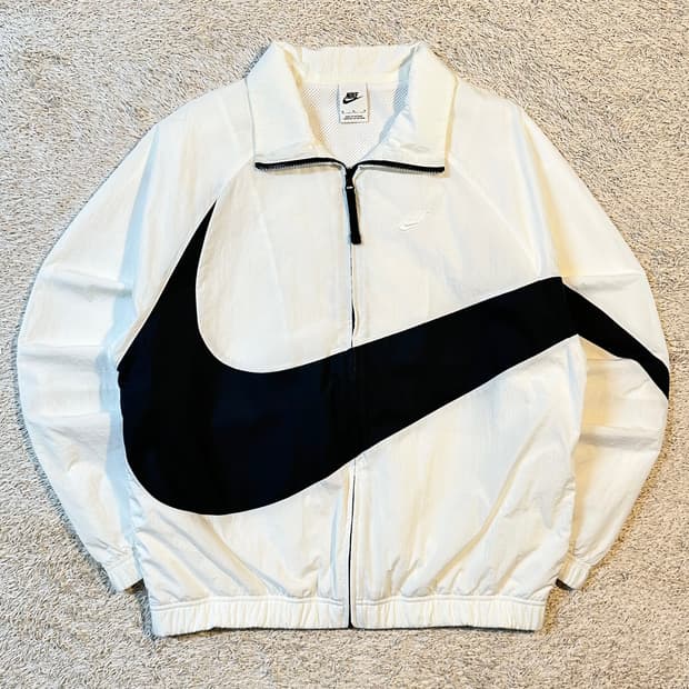 나이키 NIKE 신형 빅스우시 우븐 바람막이 자켓 화이트