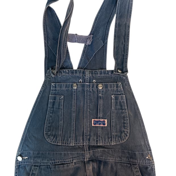 데님 오버롤 빈티지 