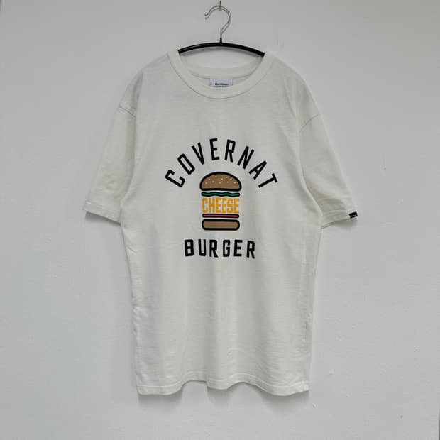 커버낫 치즈 버거 로고 반팔티