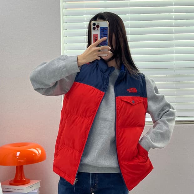 (WOMEN)노스페이스 550 다운패딩조끼-M1608