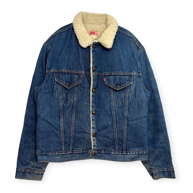 70s 리바이스 데님 셰르파 쉐르파 트러커 자켓