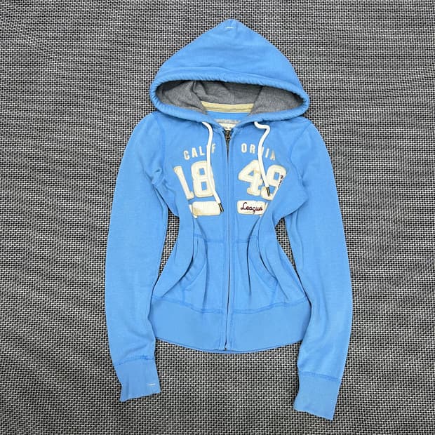 착샷O 후아유 스카이블루 소라 딱붙 후드집업