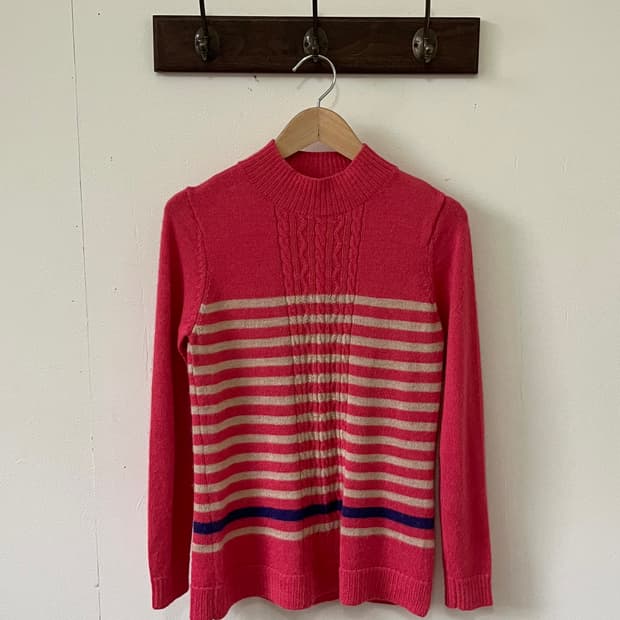 Elanfrere 핑크 터틀넥