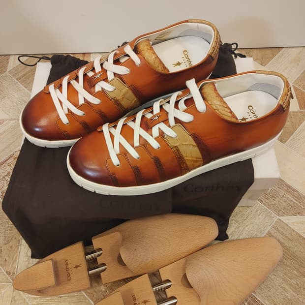 Corthay 꼬르떼 크로크다일 90s 스니커즈